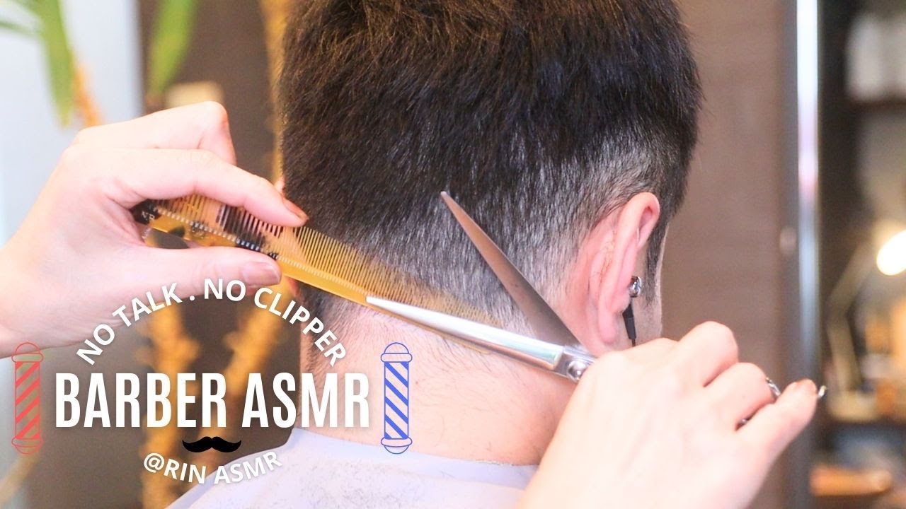【ASMR】💈リフレッシュできる鋏と櫛の音フェチ：Refreshing scissors sounds and comb