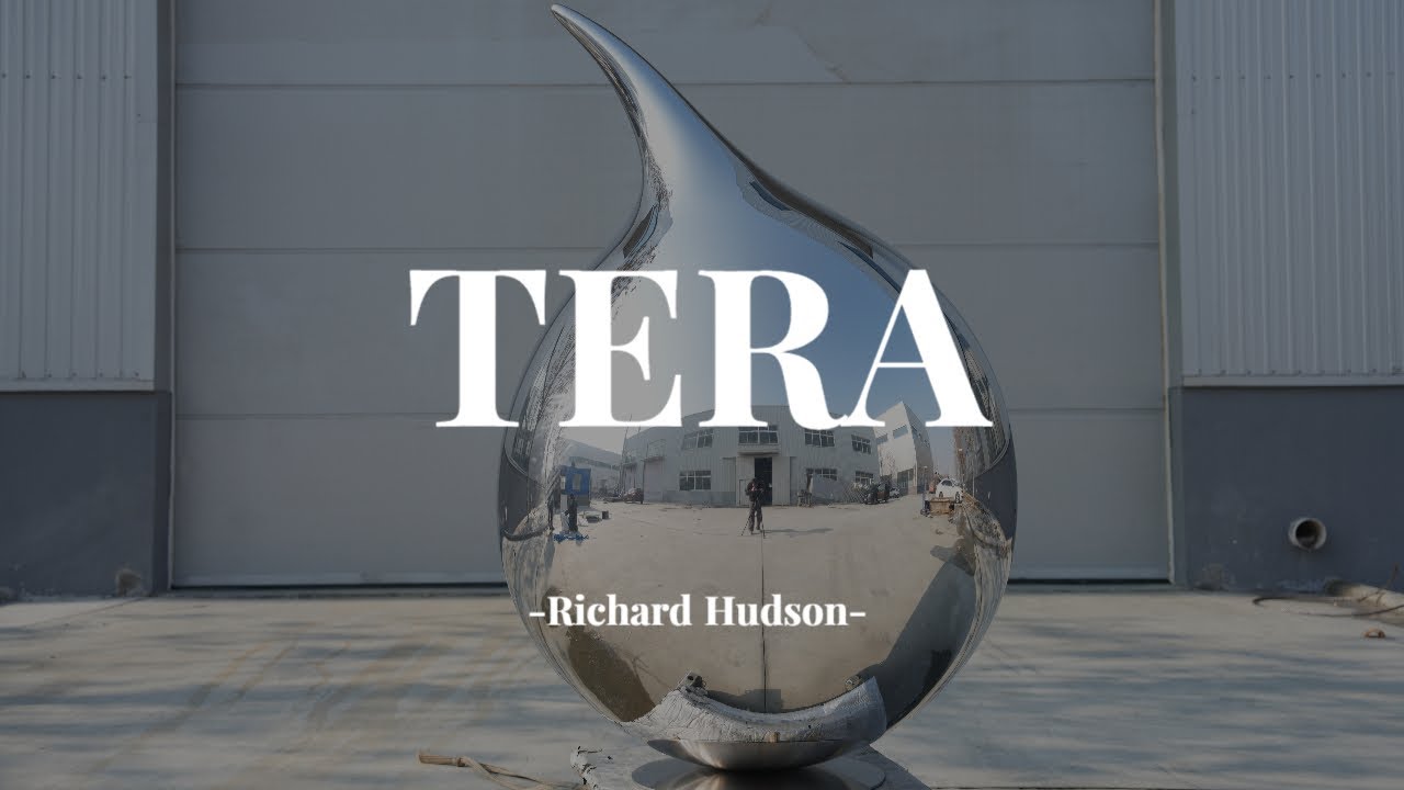 Completed Production of a New Mirror Steel Tear from Sculptor Mr  Richard Hudson