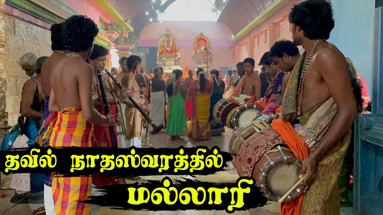 தவில் நாதஸ்வரத்தில் மல்லாரி இசை | Mallari | Nadhaswaram Thavil | Sekarajasekara Pillaiyar