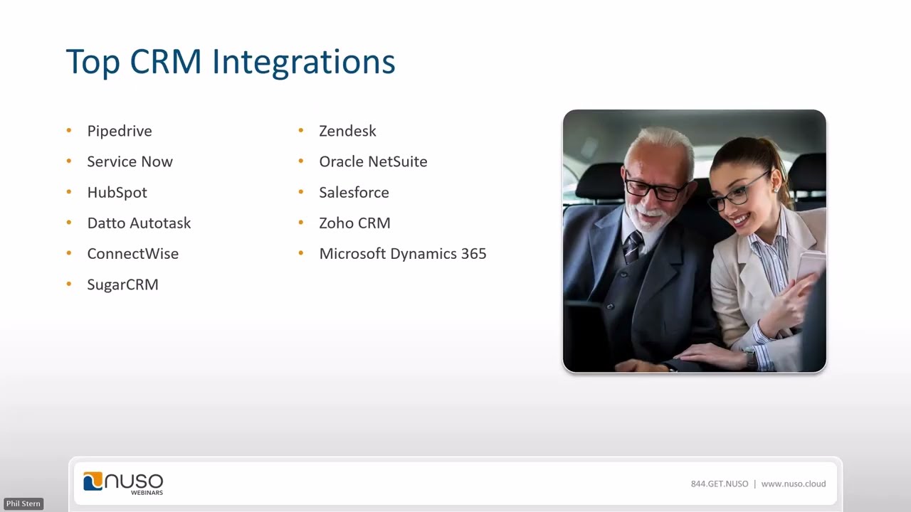 Webinar, CRM Integrations