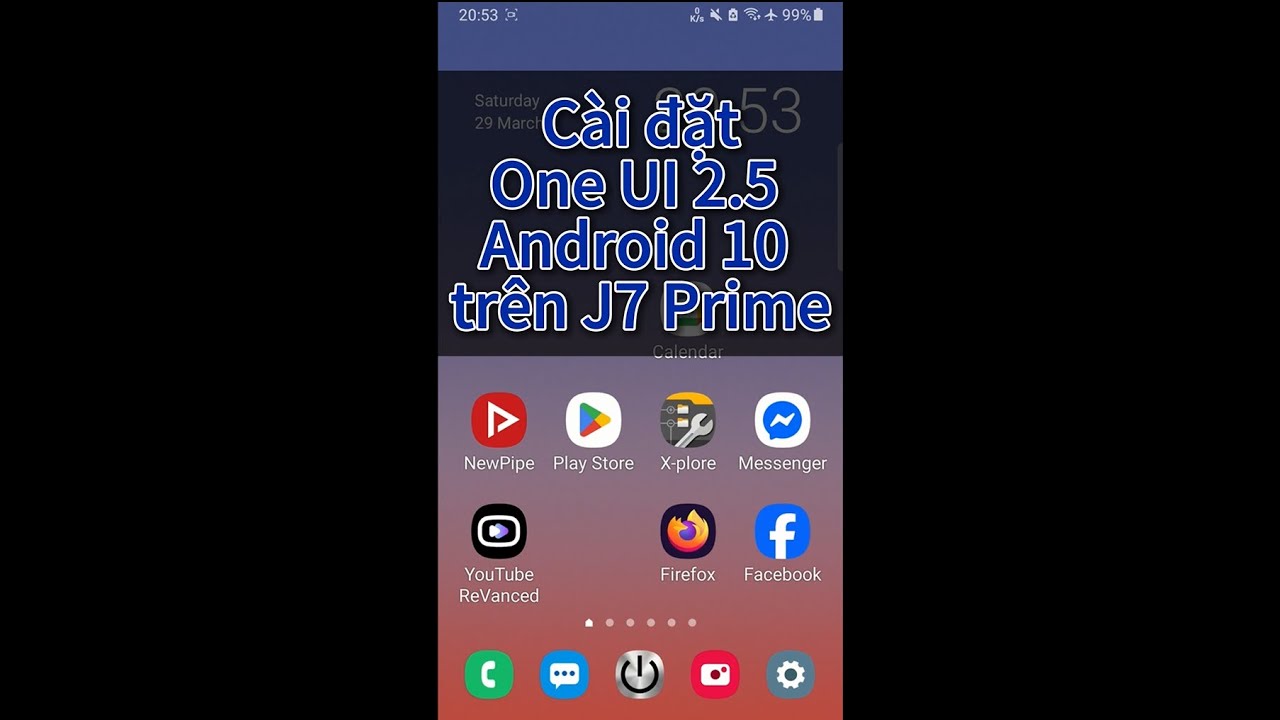 Cài rom One UI 2.5 Android 10 cho J7 Prime