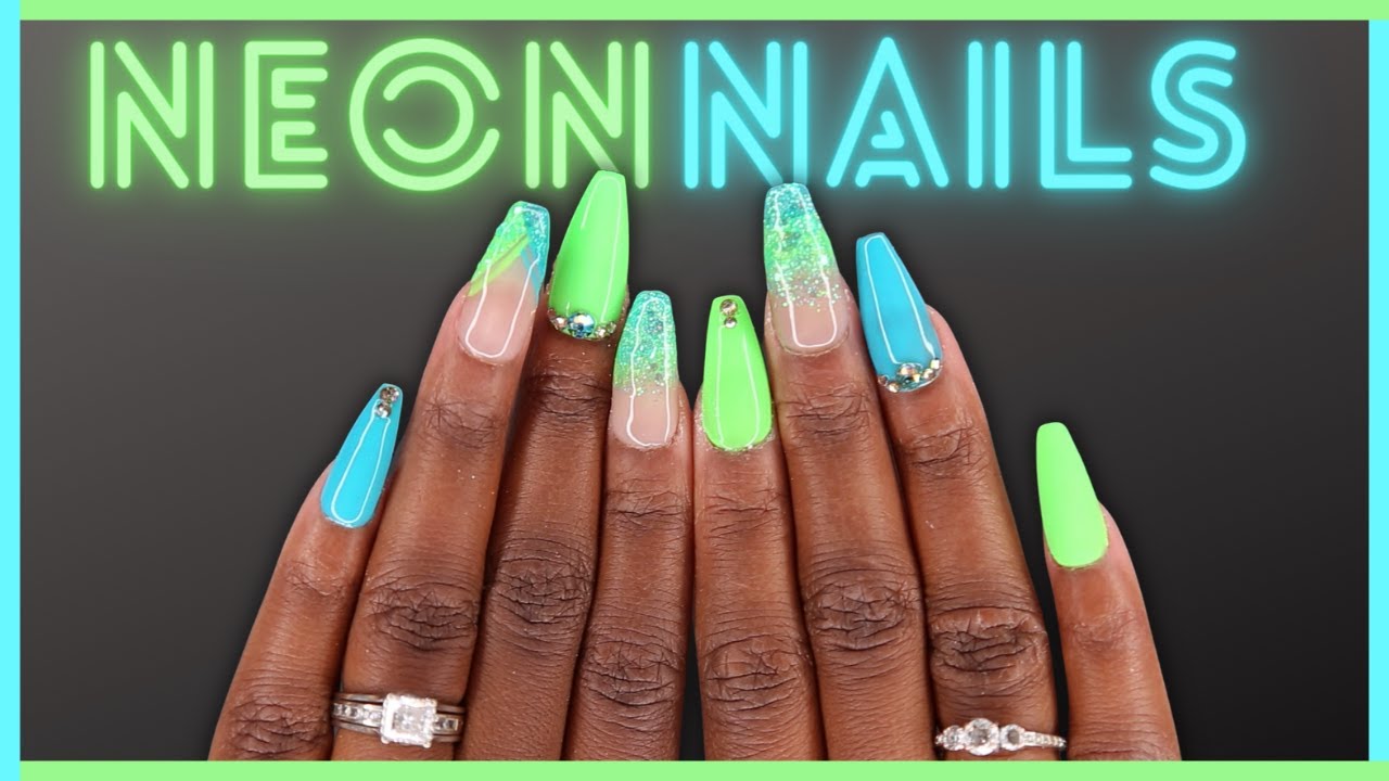 Neon Gel Nails | Patrice Nailed It!