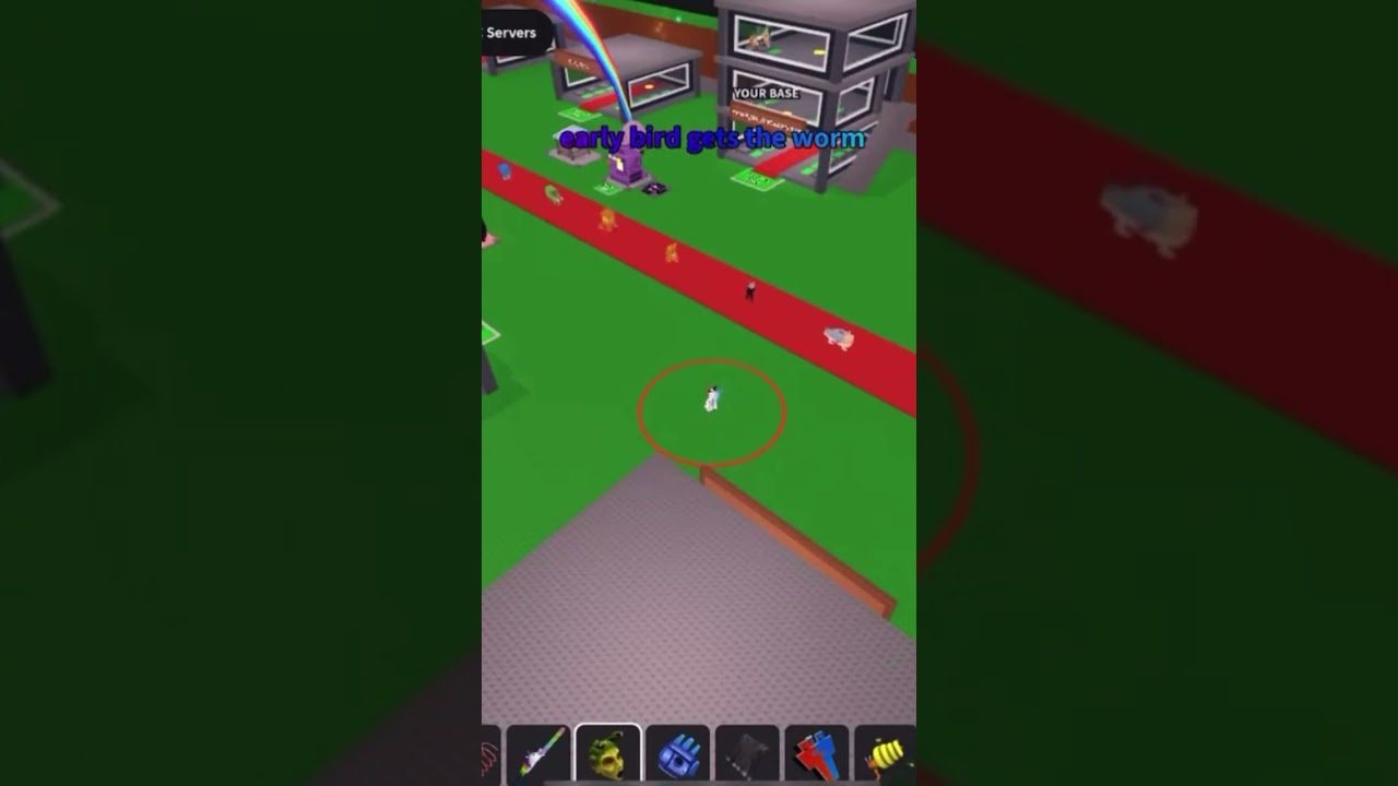 Early Bird Gets The Worm In Steal A Brainrot | #roblox #stealabrainrot #sab #shorts 