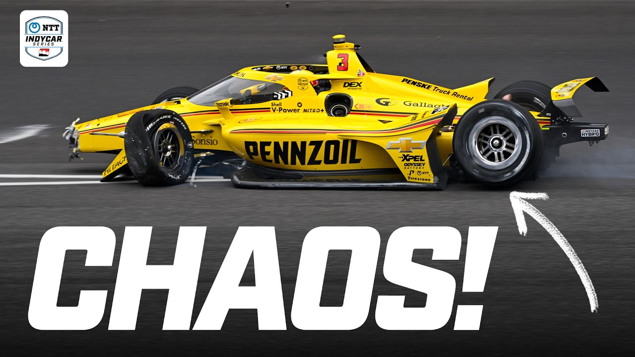 'It's GAME OVER for Larson!' | Every crash from the 2025 Indy 500 | INDYCAR