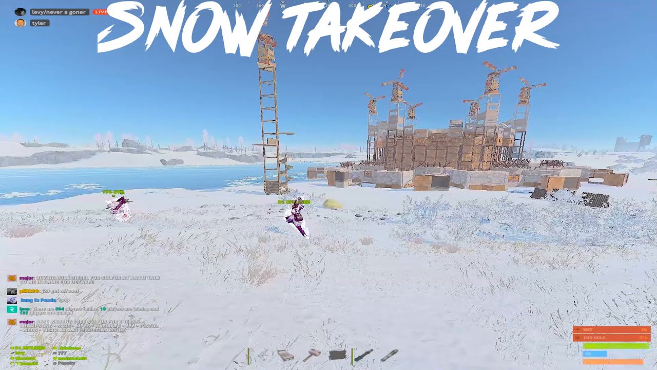 TAKING OVER THE SNOW | RUST CLAN PROGRESSION