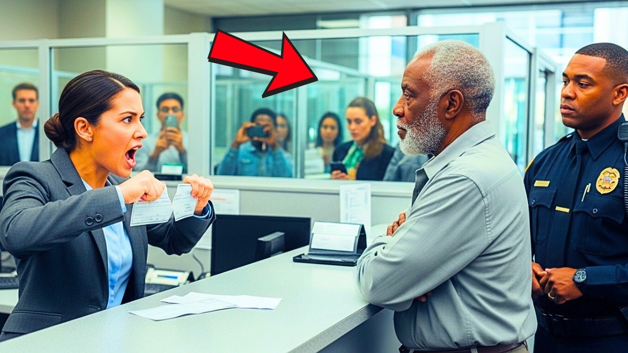 Bank Manager Tore Up a Black Old Man’s $10M Check — Then Her Boss Said “Sir”