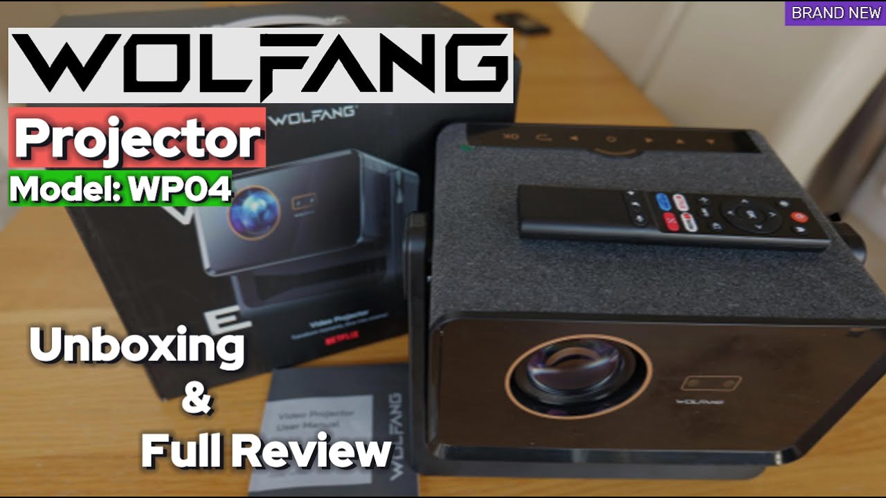 🔥📽️ WOLFANG WP04 Projector | Your Premium Home Cinema System - Unboxing & Full Review 🤑 #projector