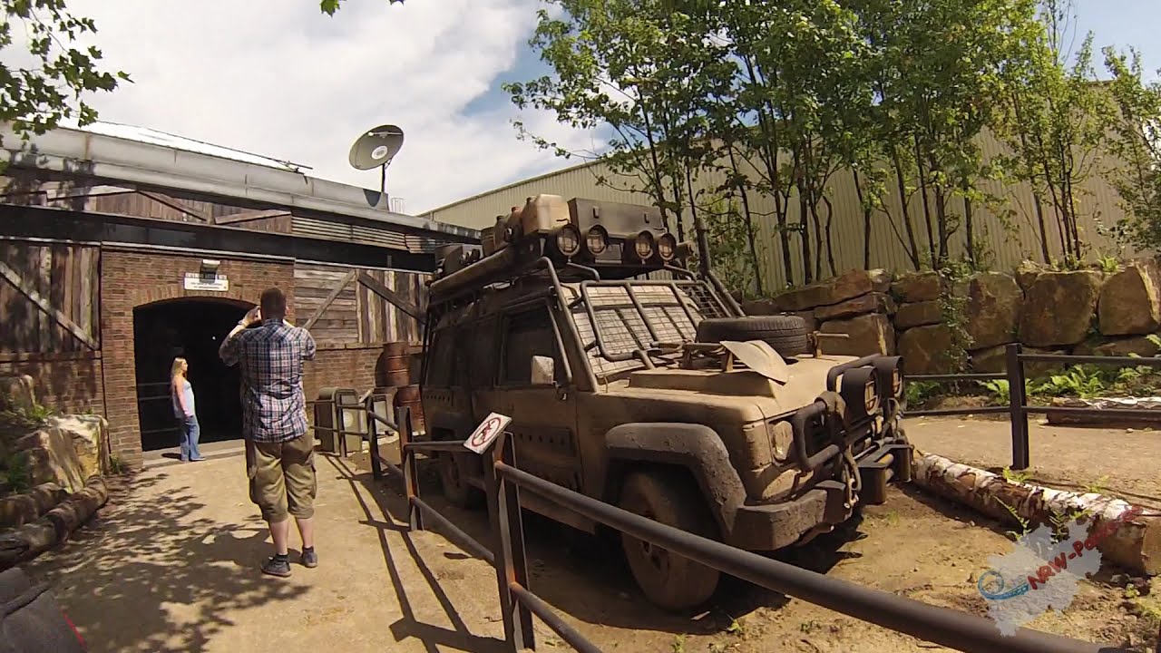 Movie Park Germany - The Lost Temple Onride und Walkthrough