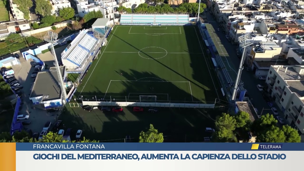 Giochi del mediterraneo, aumenta la capienza dello stadio