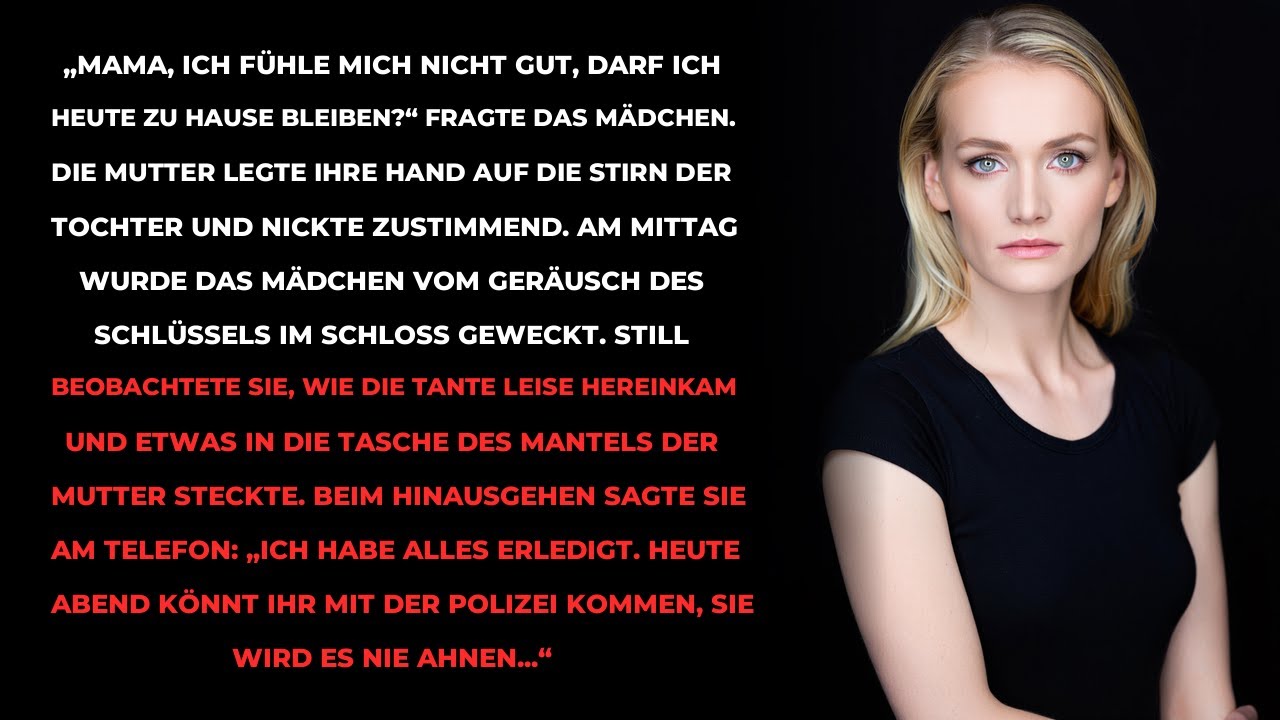 Mama, mir geht es nicht gut, darf ich die Schule auslassen    Die Reaktion der Mutter überrascht