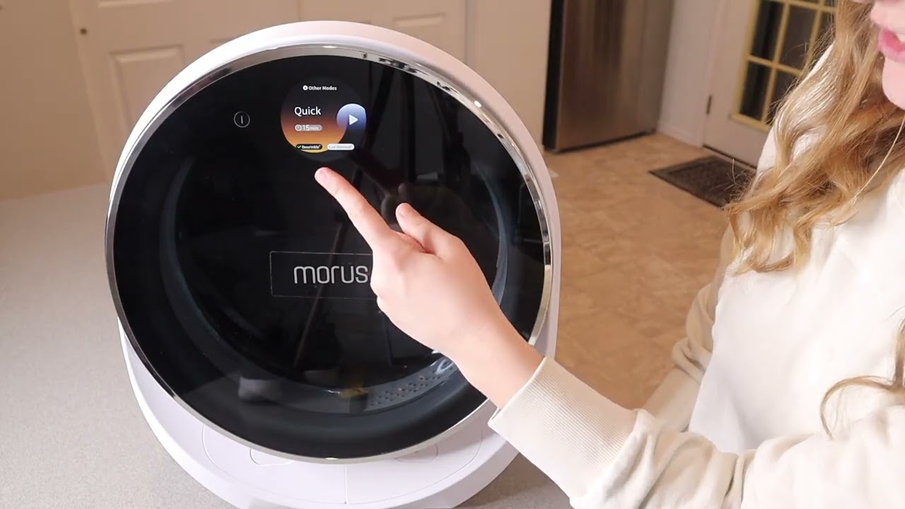 Morus Compact Laundry Dryer Review | Easy Control for 8 Automatic Modes