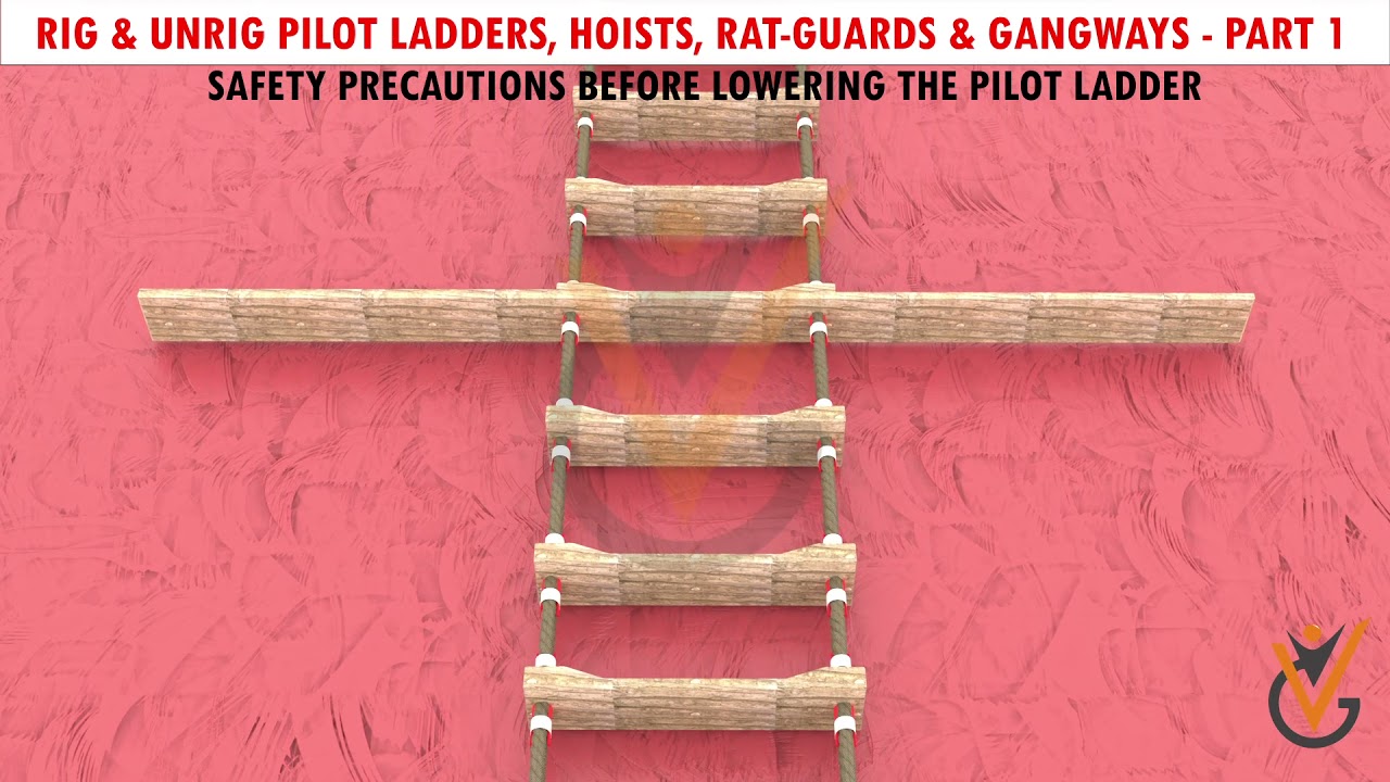 Controlling the Operation of Ships | Rig & Unrig Pilot Ladders, Hoists, Rat Guards & Gangways Part 1