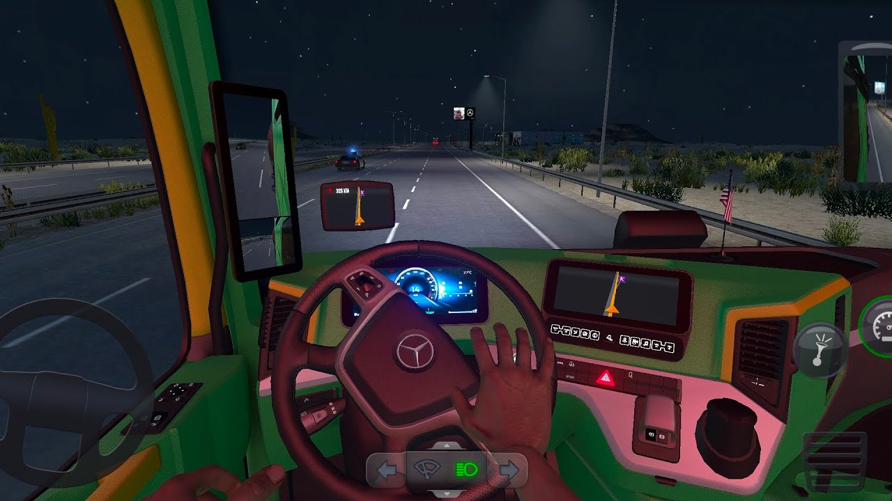 Truck Simulator Ultimate | Zuuks | Mobile Game I Mercedes Benz Actros Gameplay