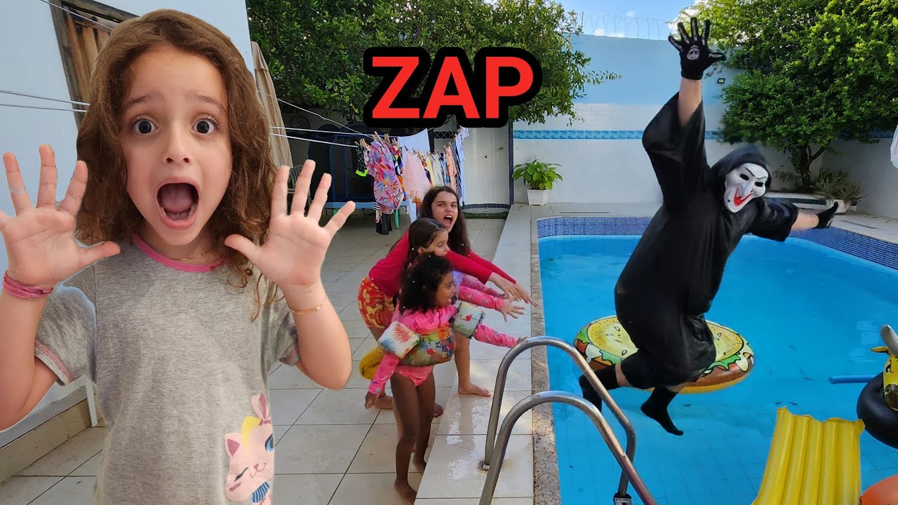 O ZAP Invadiu Nossa Casa e Nós Empurramos Ele na Piscina