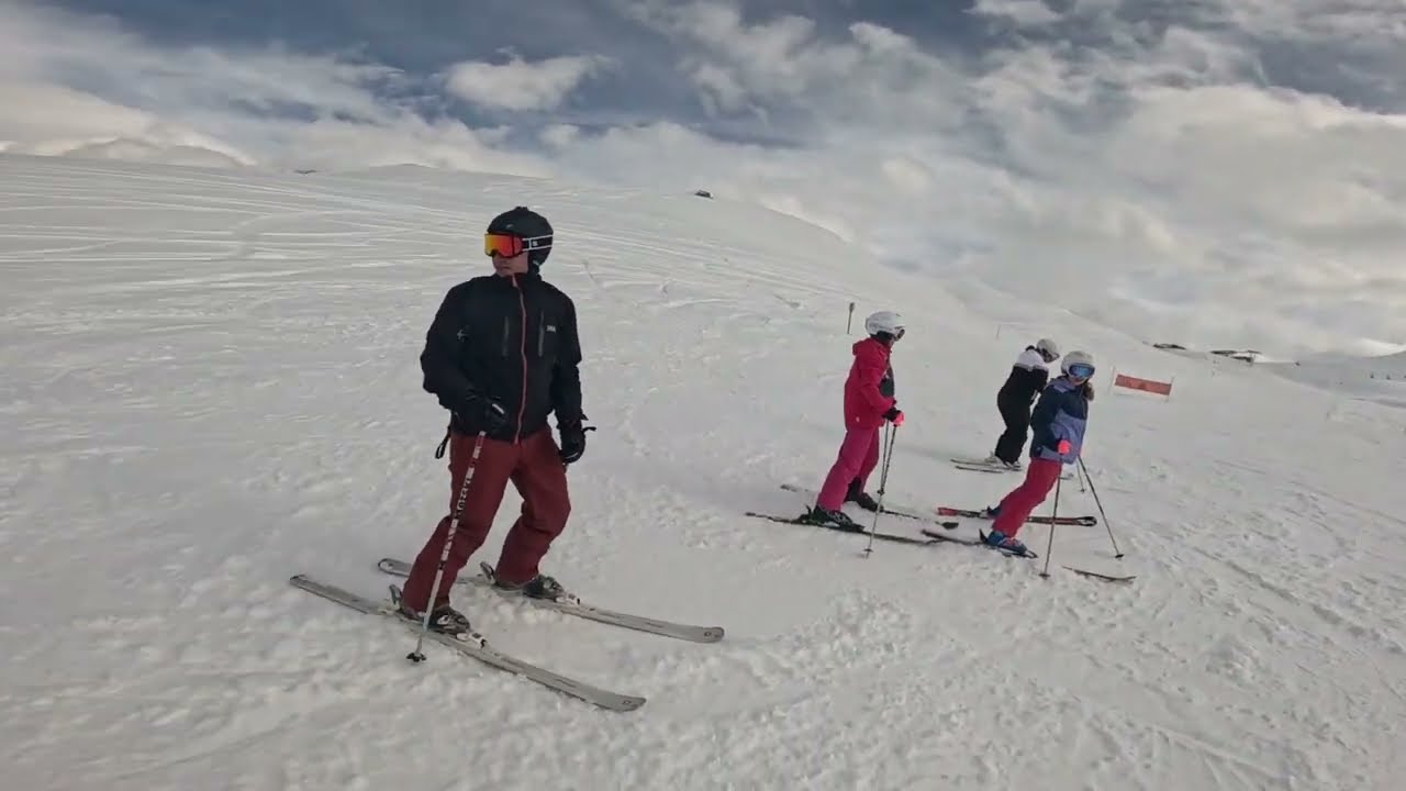 Plan Vert - Plan - Edelwiess  - Blue Run - Arc 1950 - Les Arcs - French Alps - GoPro Hero12Black