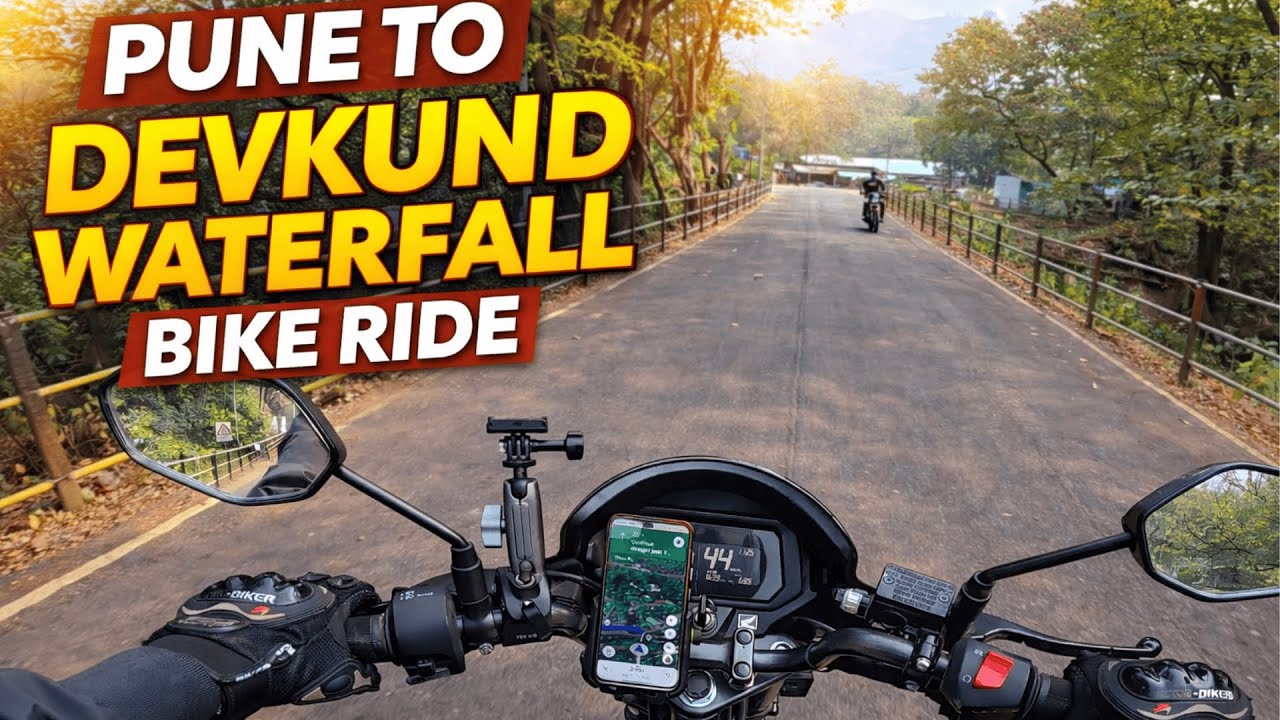 Pune to Devkund Waterfall Bike Ride ❄️ | Winter Road Trip | Part 1
