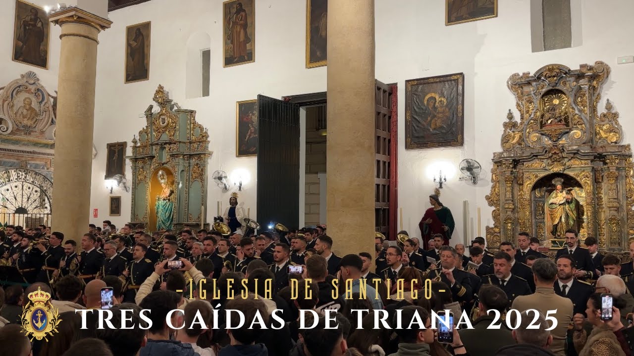 [4K] Tres Caídas de Triana - Concierto Iglesia de Santiago 2025 - (Completo) Sevilla