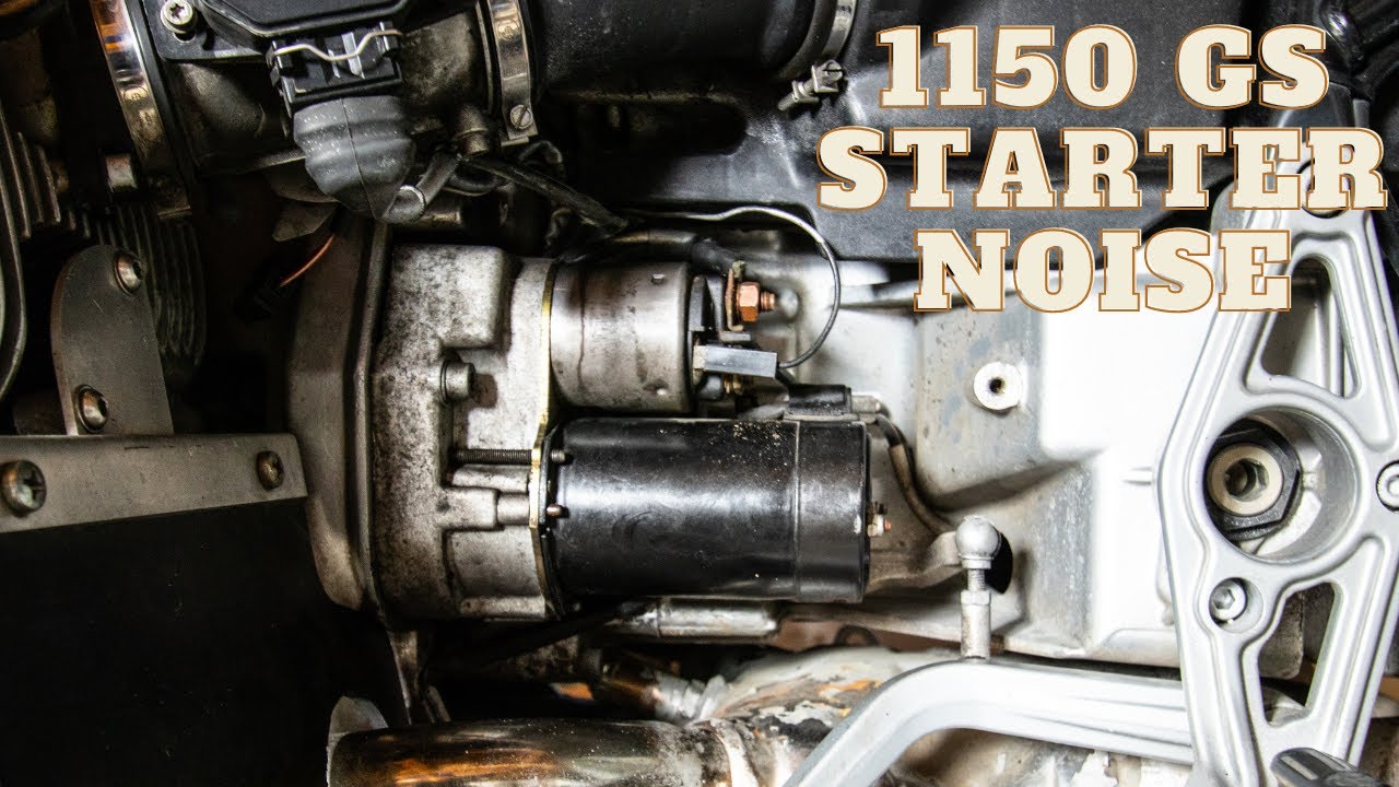 Bmw 1150Gs- Noisy starter motor fix