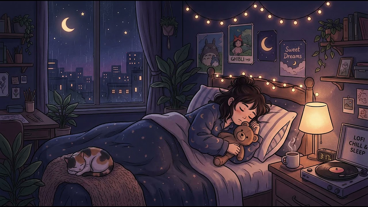 Deep Night Lofi 1 hour [ Relax ] [ Sleep ]
