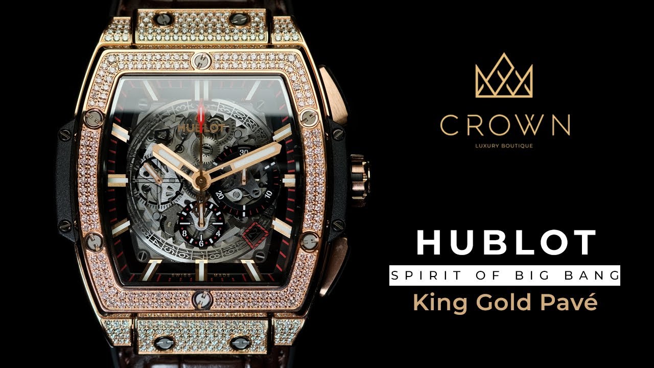 Hublot Spirit of Big Bang King Gold Pavé 45mm | CROWN REVIEW 4K