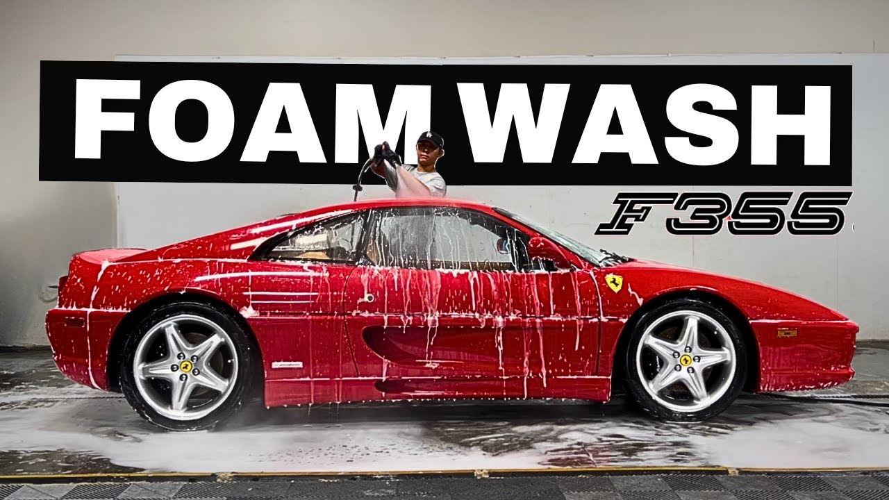 Ferrari Foam Wash - F355 Berlinetta Exterior Auto Detailing