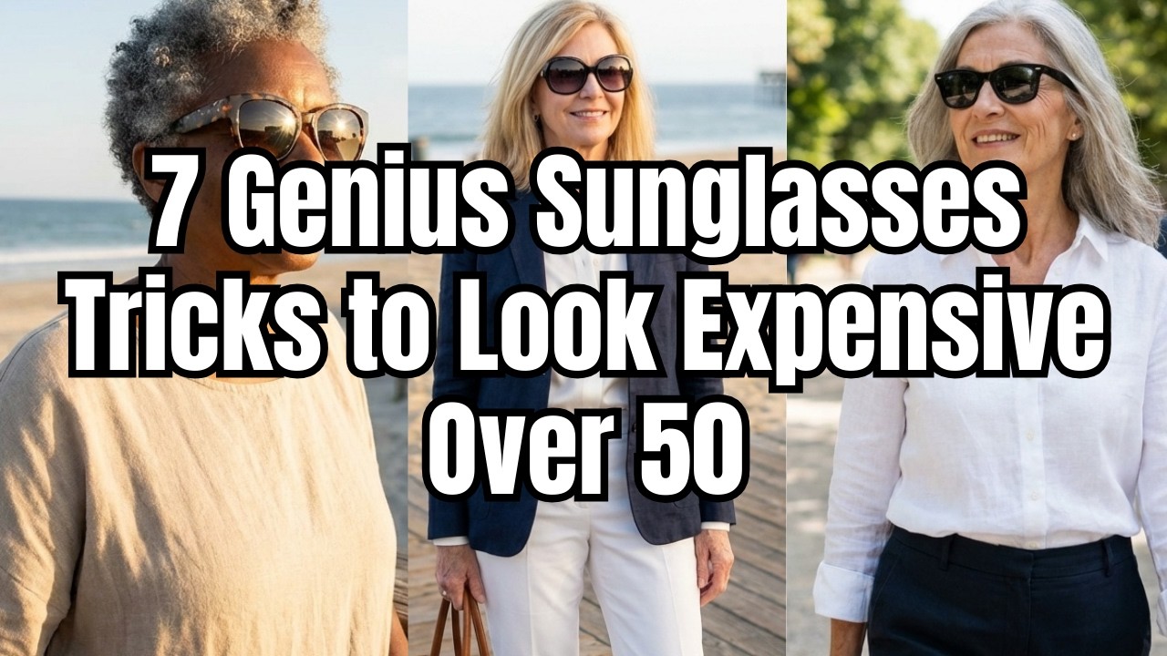 7 GENIUS Sunglasses Tricks That Instantly Look EXPENSIVE Over 50