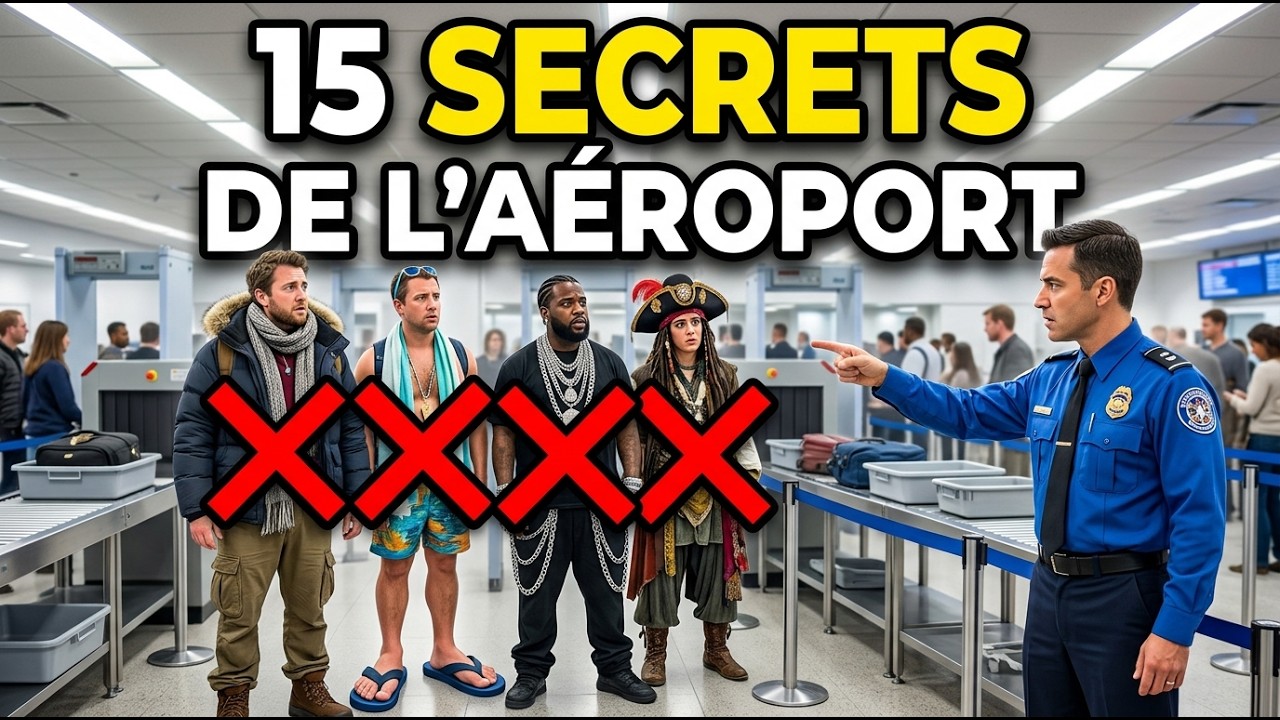 15 SECRETS d'Aéroports que l'on vous CACHE [Ils vous ANALYSENT]
