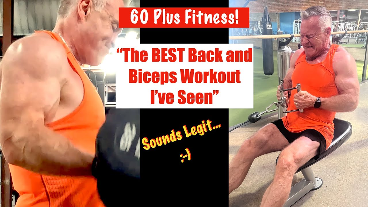Essential Back and Biceps Workout! My Go To Back and Biceps Workout at 65! #fitness #motivation