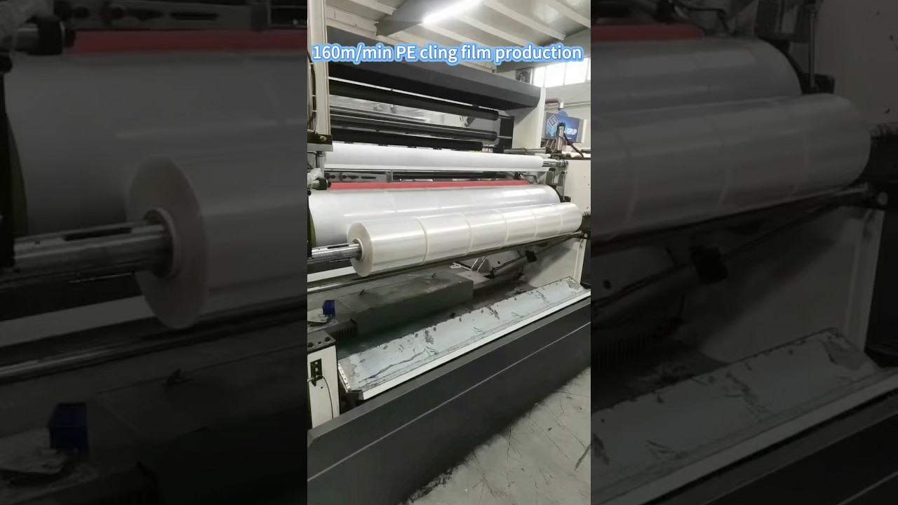 2400MM PE cling film Manufacturing Machine/ stretch film Machine running stably in T&uuml;rkiye,160m/min