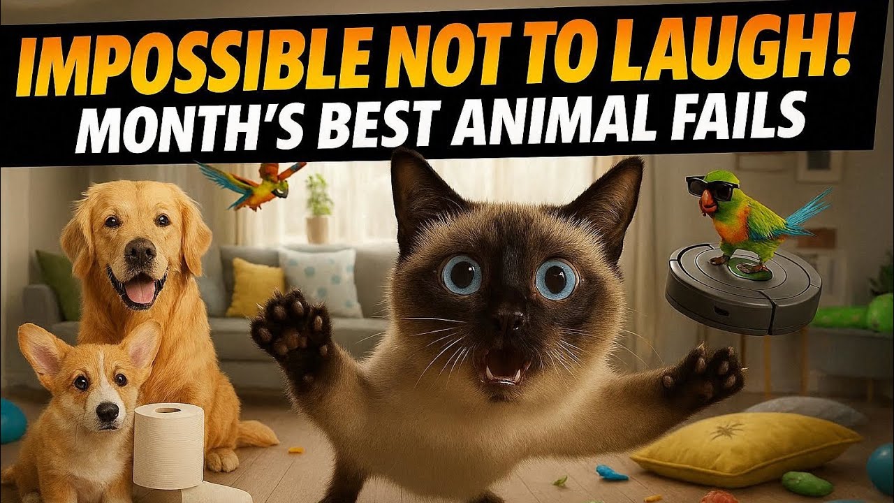 UNBELIEVABLE ANIMAL MOMENTS! 😹 Best Fails & Pranks of the Month