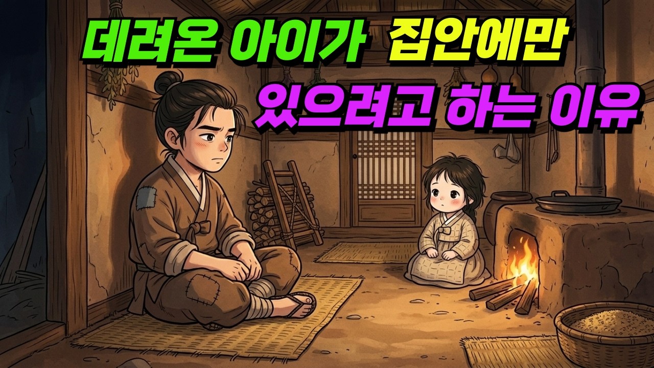 데려온 아이가 밖에 나가지 않는 이유 I 옛날이야기 l 오디오북 l 민담 l 수면영상