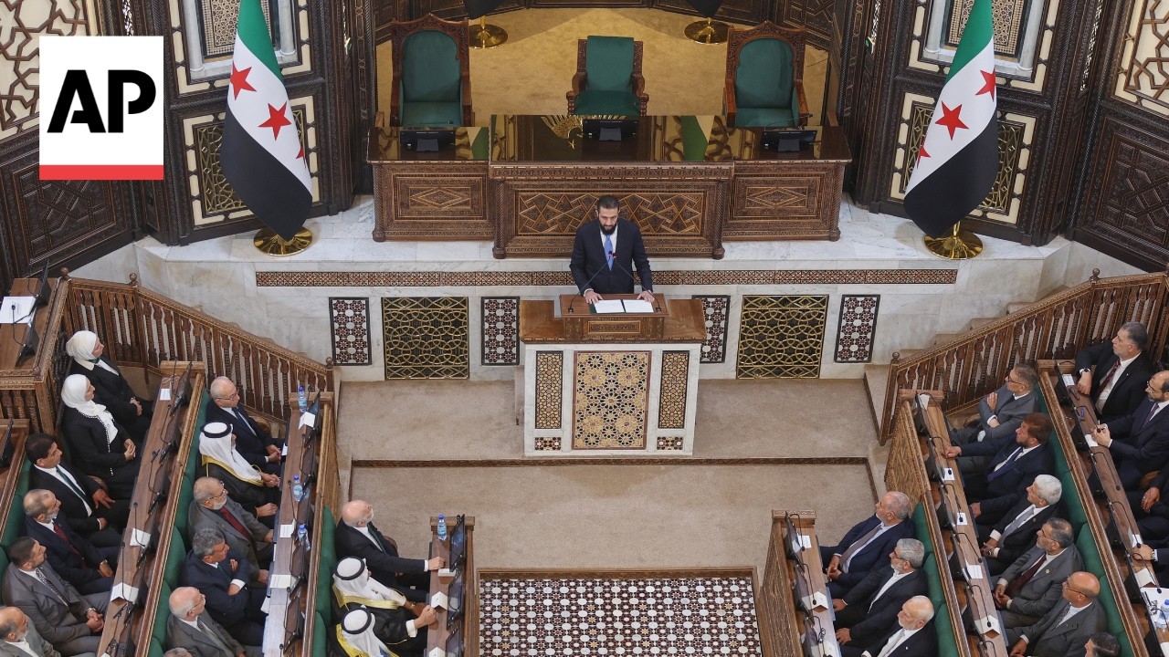 Syria's new parliament holds its first session since Bashar Assad&rsquo;s fall