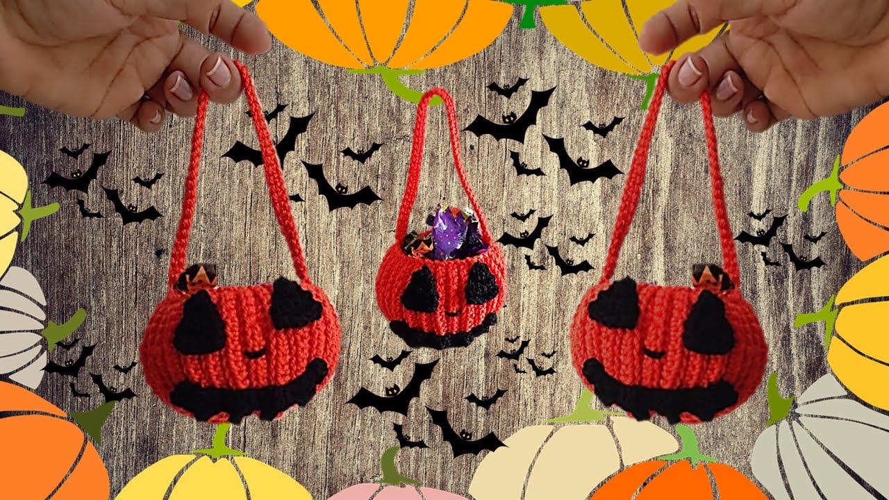 Calabaza tejida a crochet (Halloween) paso a paso