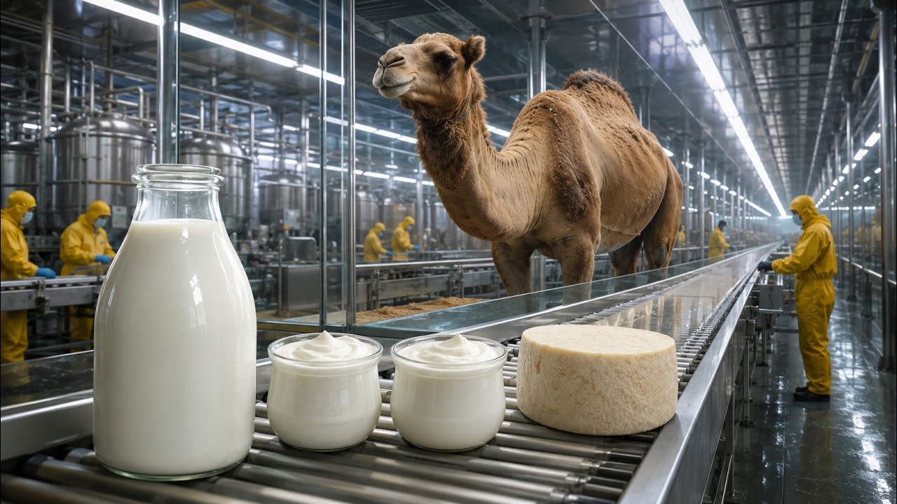 From Camel Farm to Milk Bottle: Inside the Complete Modern Dairy Production and Packaging Process