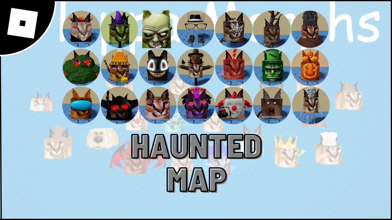 How to get all floppas in haunted map in find the floppa morphs roblox