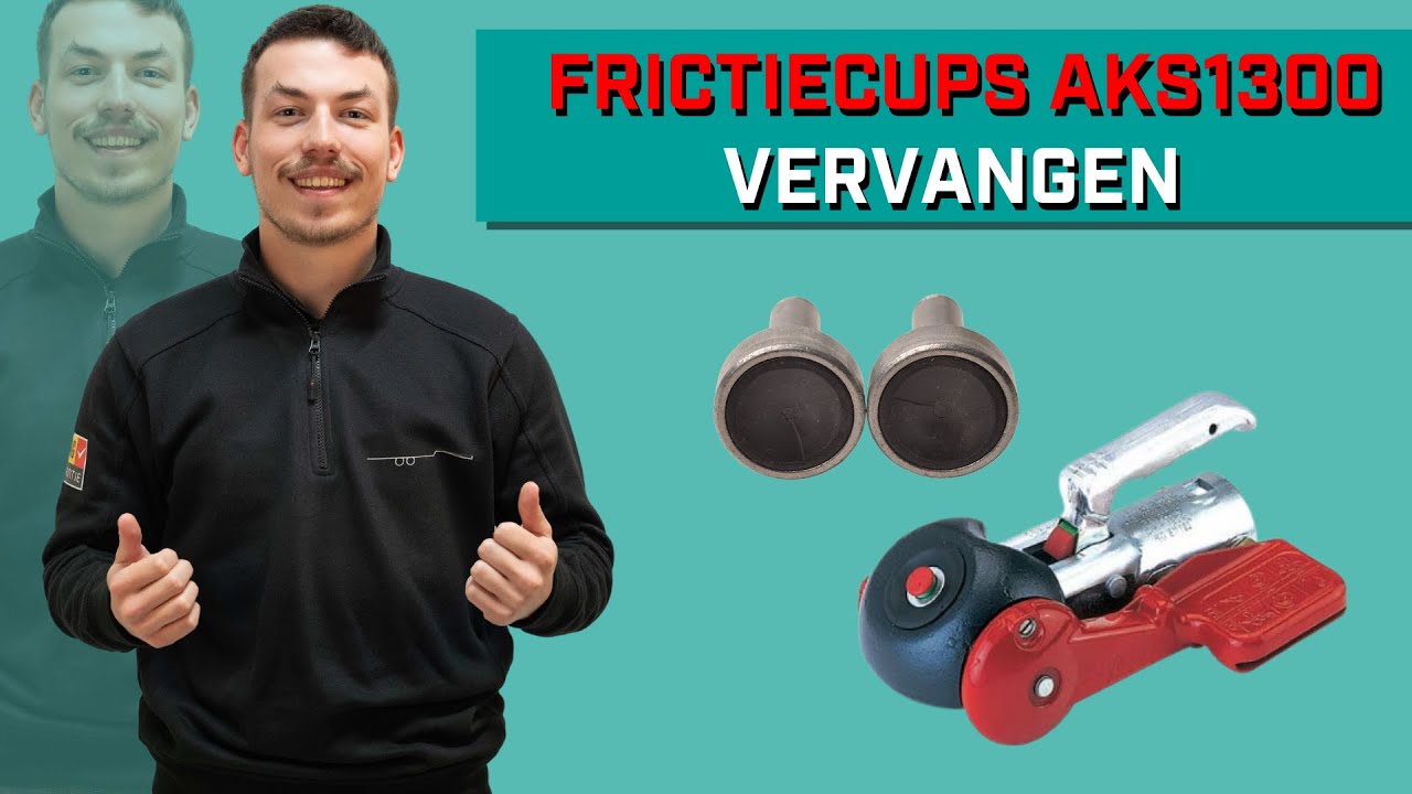 Hoe vervang je de frictiecups van de AKS1300 koppeling?