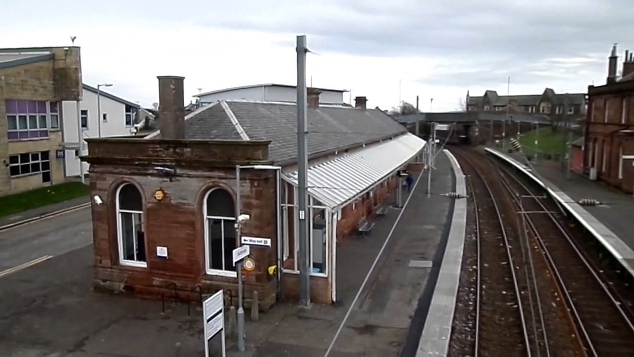 Saltcoats Railway Station, North Ayrshire, Scotland