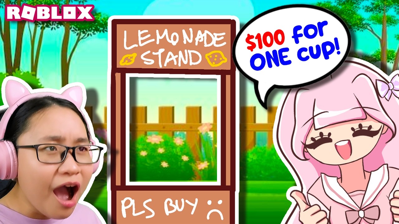 Please Buy My Lemonade :( | Roblox | Lemonade Stnad