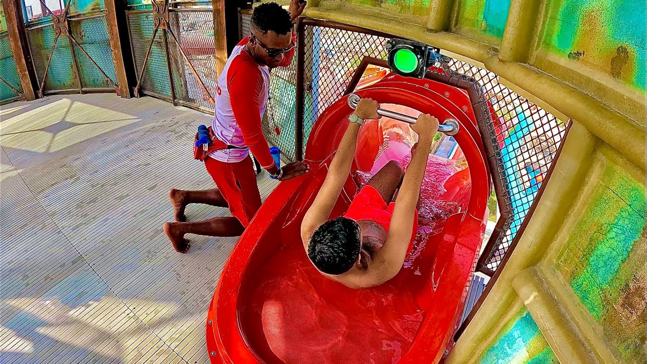 High Thrill Speed Slide at Meryal Waterpark, Qatar