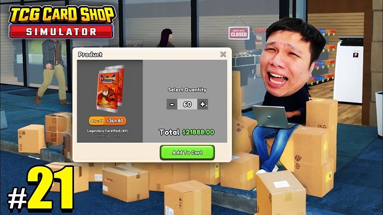 ปิดร้านหาโกสแรร์อีกแล้ว!! #21 | TCG Card Shop Simulator