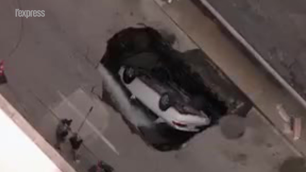 &Eacute;tats-Unis: une voiture aval&eacute;e par un trou g&eacute;ant &agrave; Saint-Louis