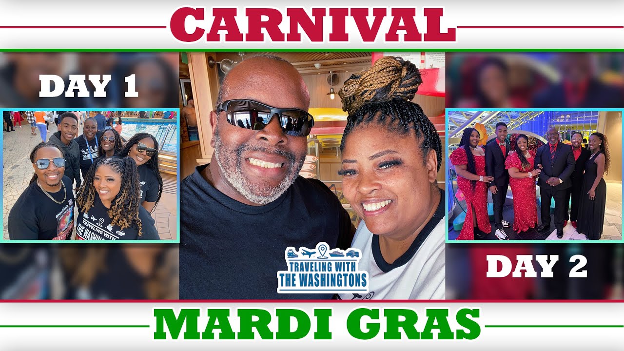 CARNIVAL MARDI GRAS | DAY 1 & 2 | LET'S GO!!!! 🎉