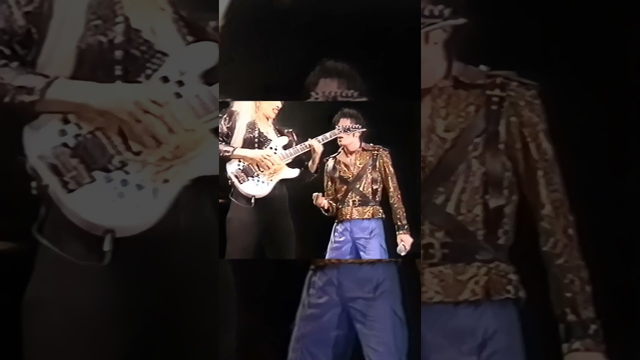 Jennifer Batten's Epic Guitar Solo in MJ Concert! 🔥 #shortrs