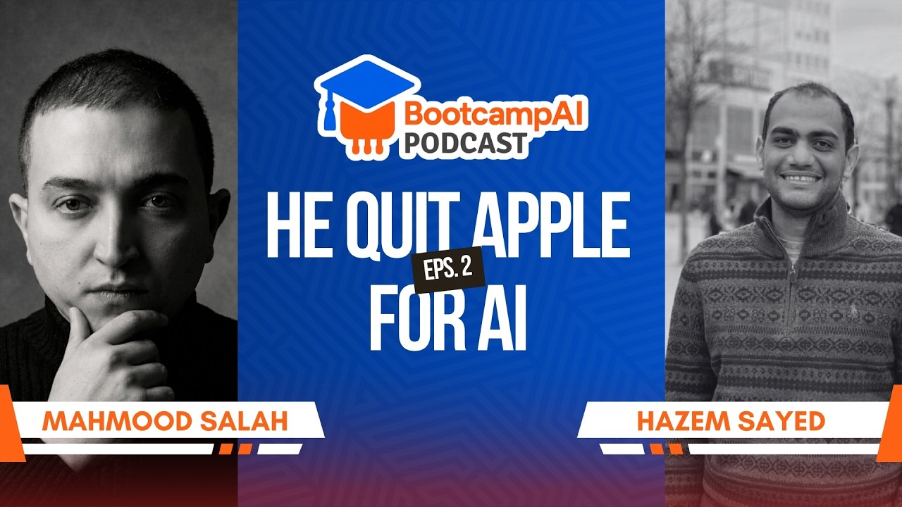 BootcampAI Podcast EP 2 | من شركة عالمية إلى شركة ناشئة صغيرة! قرار غيّر مسيرته بالكامل