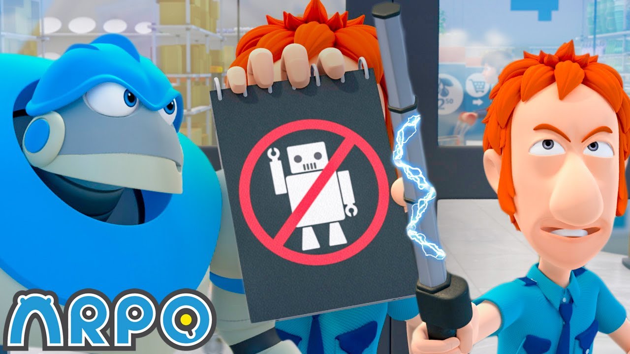 No Robot at the Grocery Store! 🤖 ARPO the Robot Full Episodes | Season 1 Episode 49-50 | Cartoons