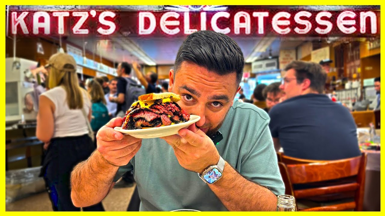 AM REVENIT SĂ MÂNCĂM LA KATZ'S ÎN NEW YORK! ESTE LA FEL DE BUN? (Katz's Delicatessen, New York City)
