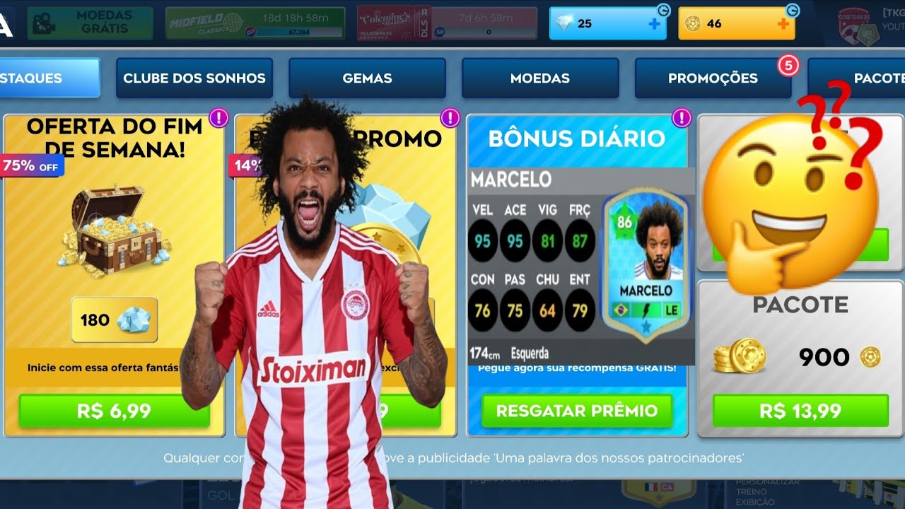 CORRE que tem JOGADOR GRÁTIS para RESGATAR no DLS 26 🥳👏