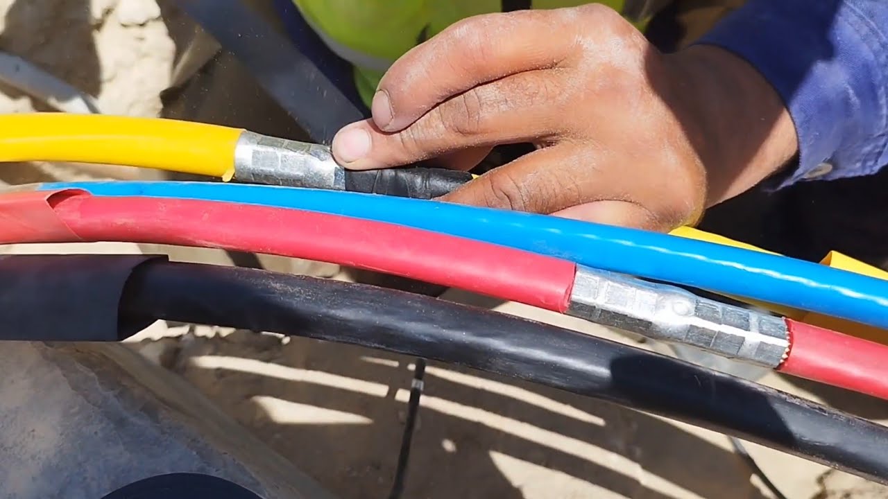 3 Phase Copper Cable Joint || Cable Size 3 Core 120 sqmm