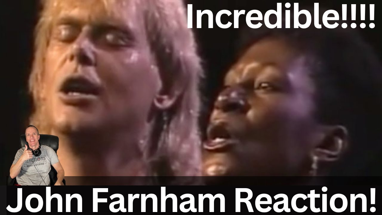 John Farnham Reaction - Amazing Grace Song/Video Reaction w/Venetta & Lindsey! Best Version Ever???
