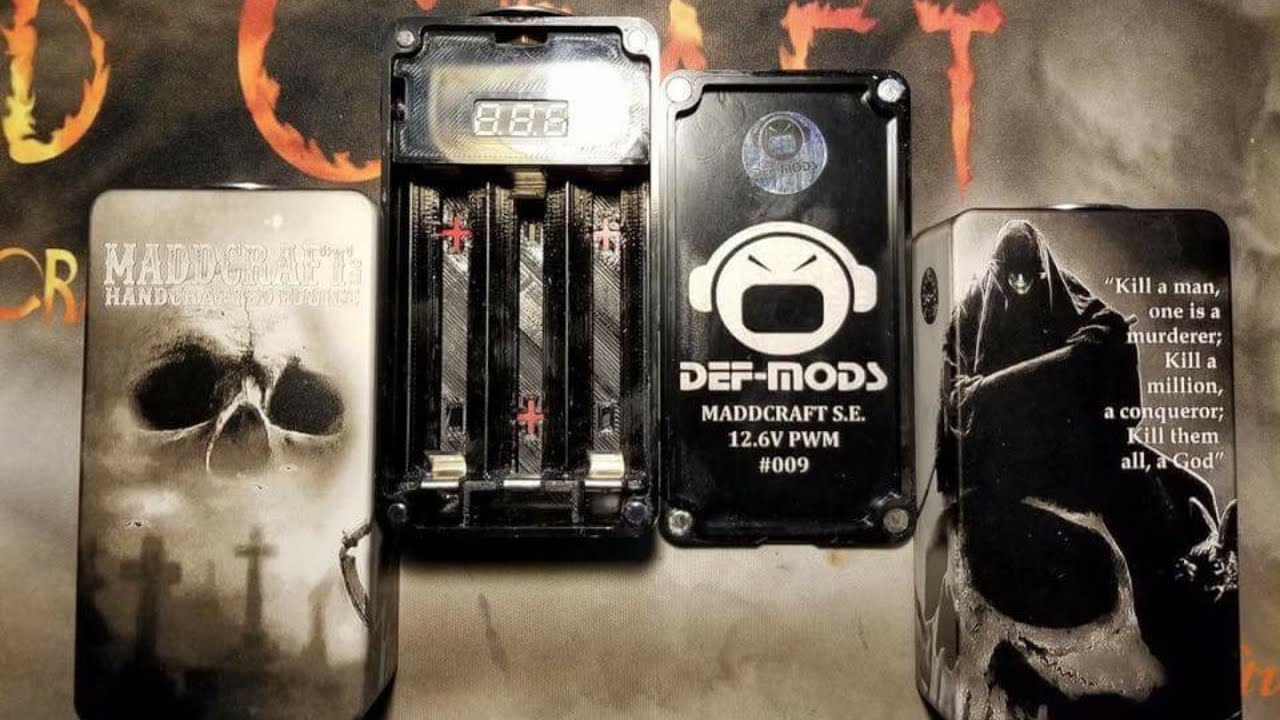 MOD REVIEW !!! TRIPLE 18650 SERIES PWM MOD FROM DEF MODS (MADDCRAFT SPECIAL EDITION)